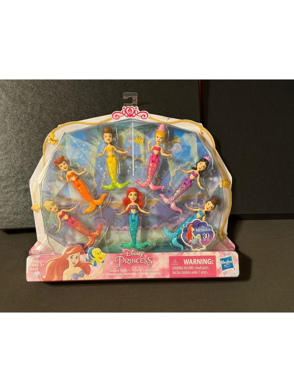 Disney Little Mermaid Ariel Sisters 30th Anniversary Doll Set Hasbro NEW